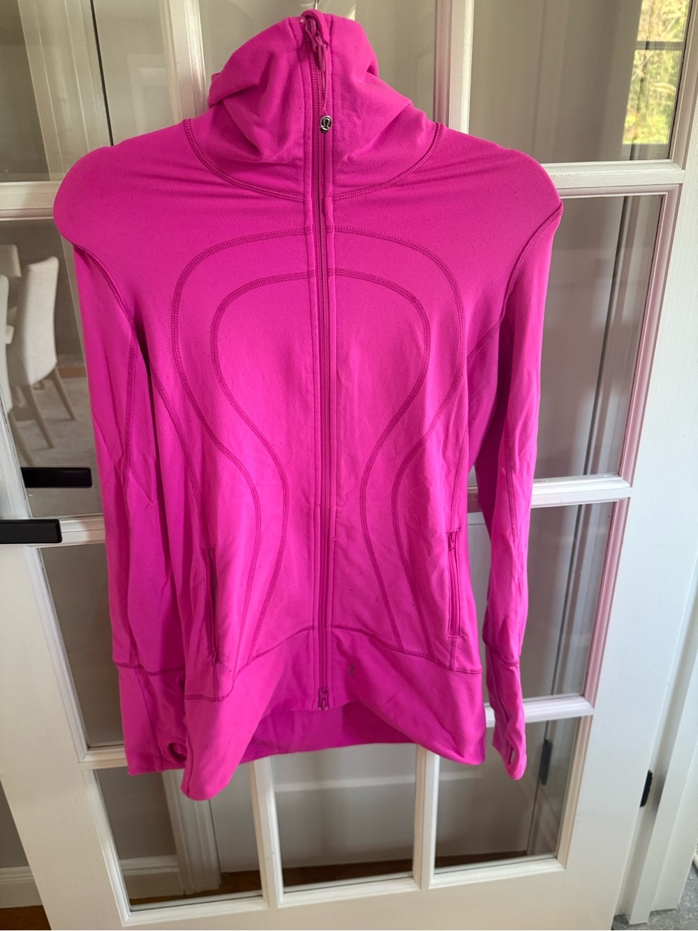 lululemon athletica Hot Pink Full-Zip Hooded Jacket